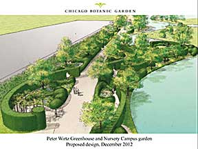 Chicago Botanic Garden Selects Landscape Architects - Lawn Landscape