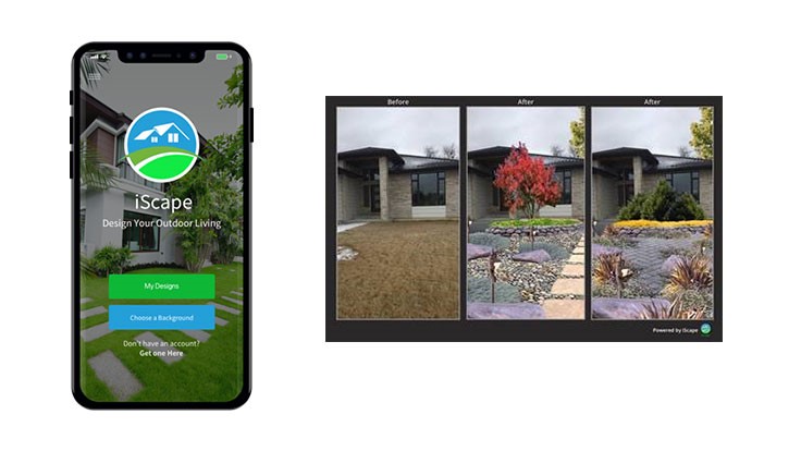 Iscape kostenlose Landschaftsdesign-App
