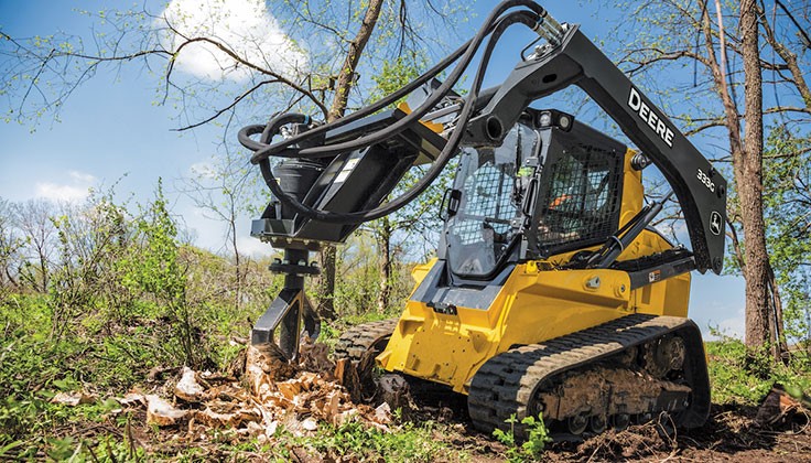 John Deere launches new stump shredder