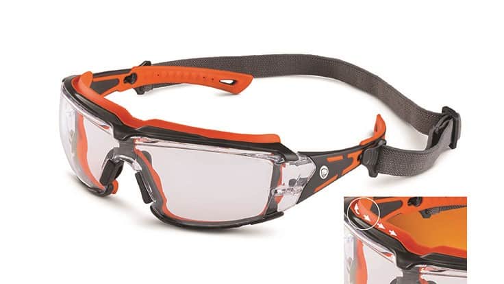Crusher safety goggles