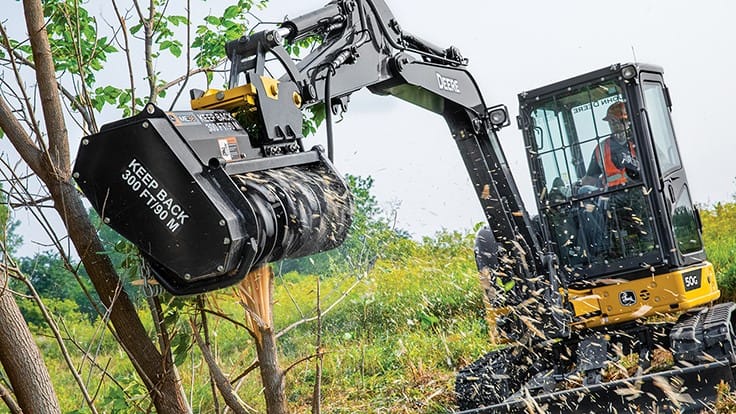 John Deere adds attachments designed for excavators 
