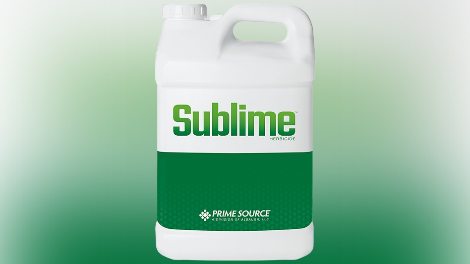 Sublime herbicide now registered 