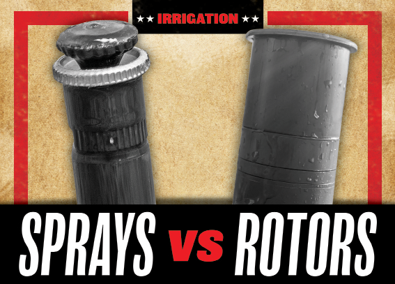 Sprays vs. rotors Lawn & Landscape