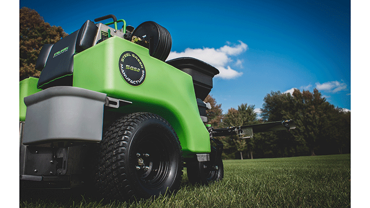 Steel Green zeroturn sprayerspreaders Lawn & Landscape