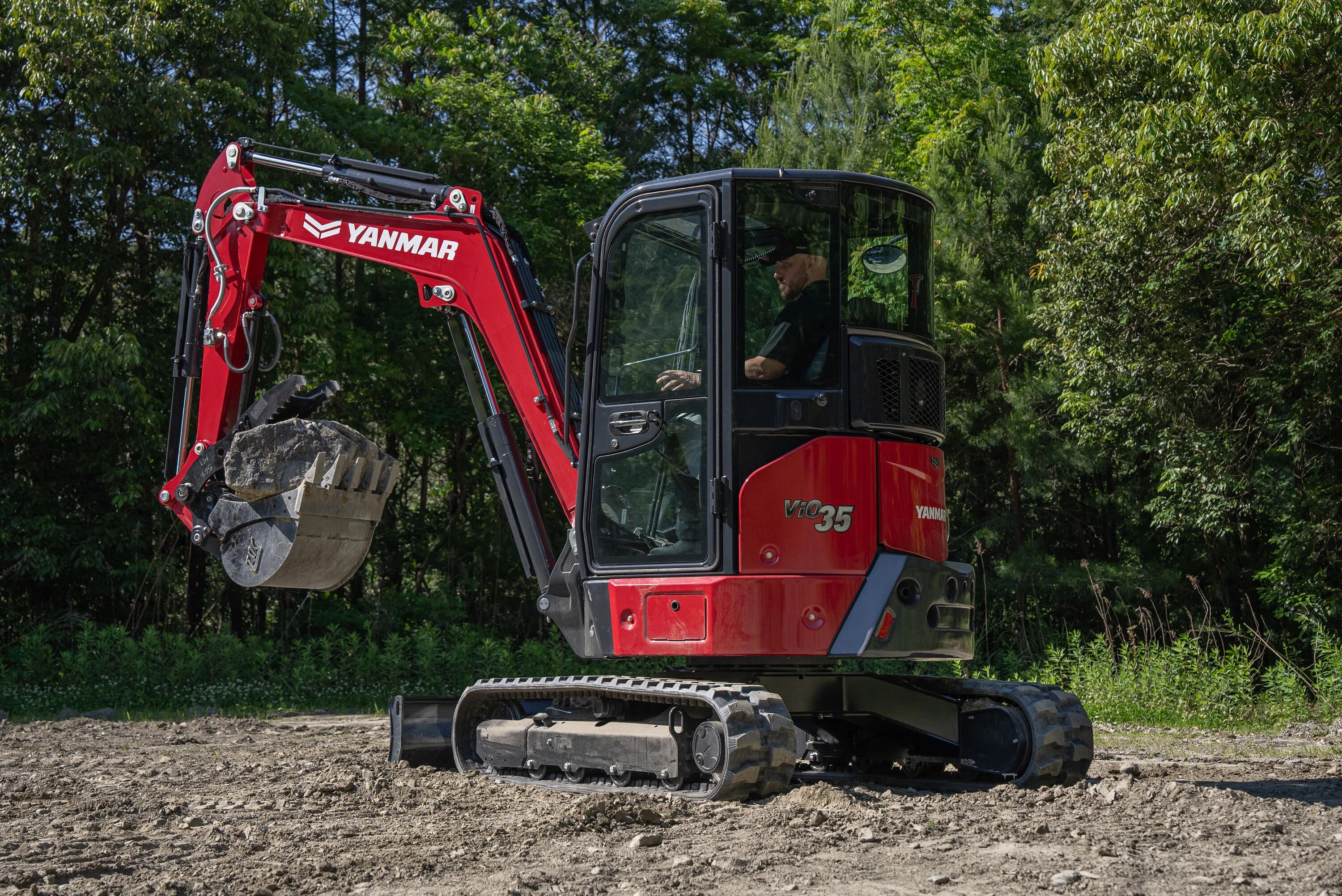 Yanmar's ViO35-7 mini excavator