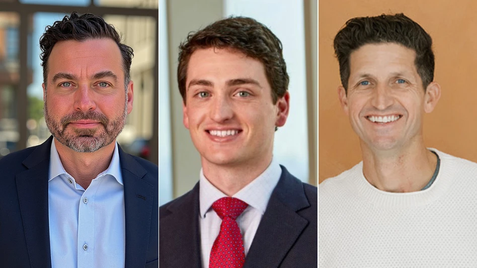 Jono Fries, Patrick Quinlan and Michael Palmer have all joined or received promotions at Schill Grounds Management.