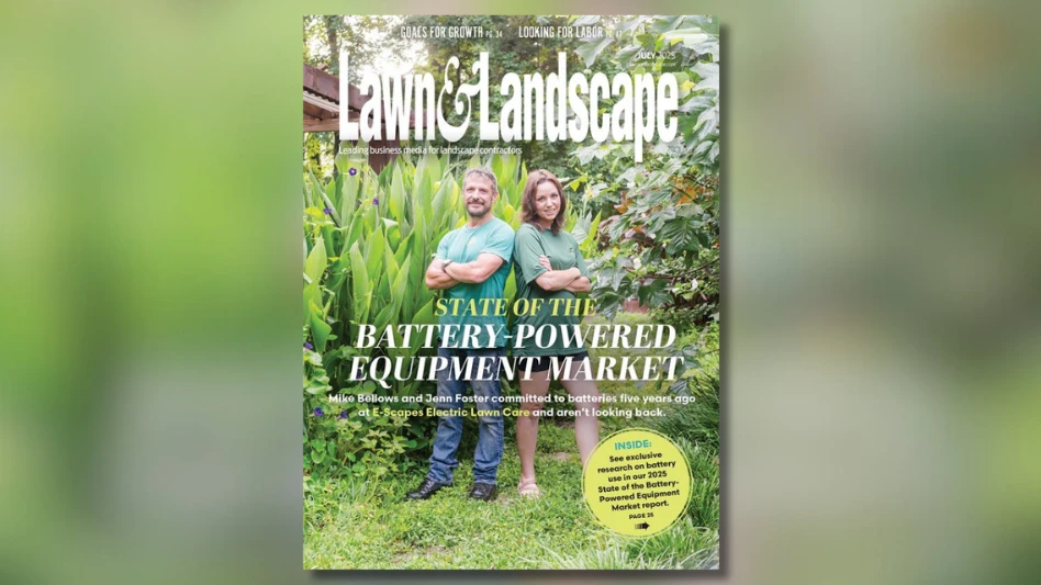 The July 2025 Lawn & Landscape cover