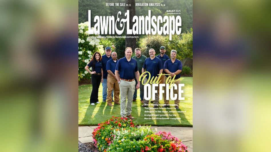 August 2025 cover of Lawn & Landscape magazine