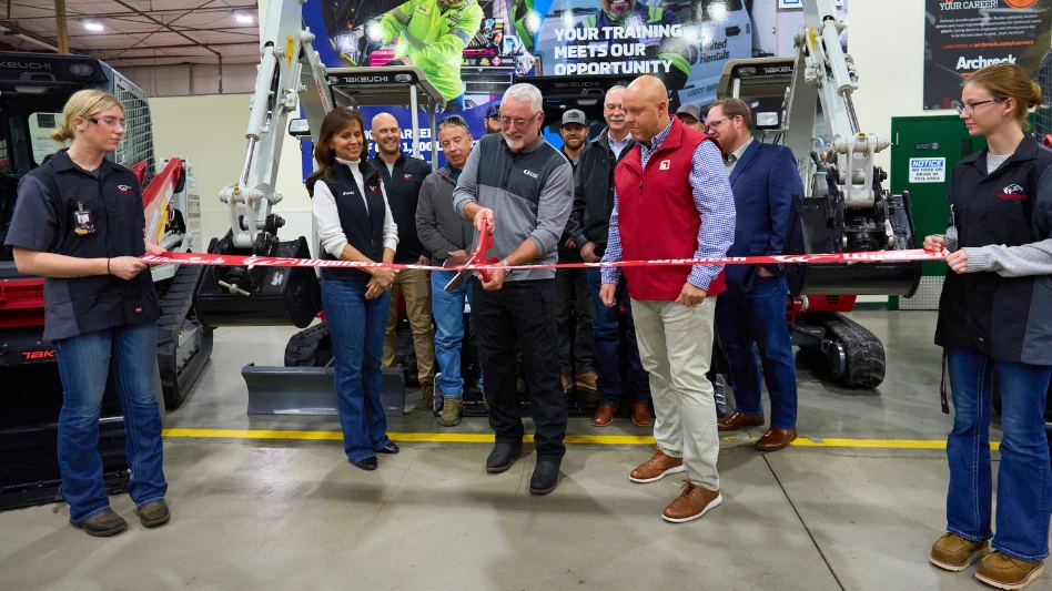 Takeuchi and United combine to donate 5 machines to WyoTech